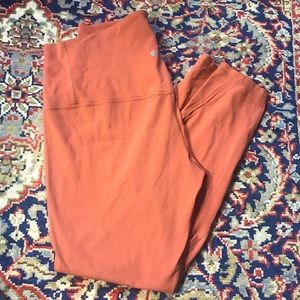 Lululemon unlimit high rise 7/8 pants size 12